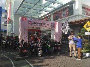 Astra Motor Bali Lepas Honda Community Bali Menuju HBD 2017