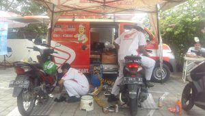 Astra Motor Bali Berikan Service Hemat Untuk Pengemudi Go-jek