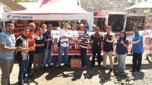 Salurkan Bantuan dan Gelar Servis Gratis, Honda NTB Bantu Korban Banjir Lotim