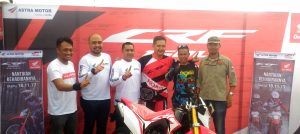 Honda CRF150L meluncur di Lombok Wisata Adventure 2017   