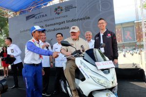Astra Motor Sumsel Serahkan 50 Unit Motor PCX ke Panitia Asian Games 2018 di Palembang