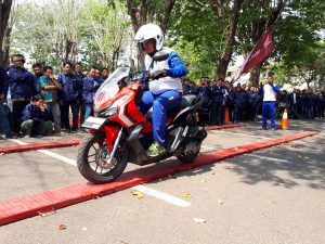 Honda ADV150 Jadi Sarana Penyebaran Virus #Cari_Aman di Jateng