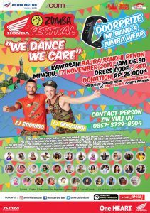 Astra Motor Bali Lakukan Kegiatan Charity Melalui Zumba Festival