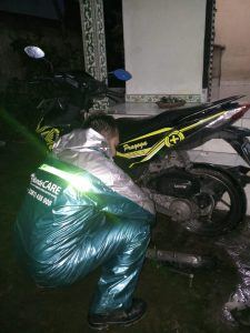 Tanggap Banjir, Honda Care Bali Siap Layani Motor Mogok