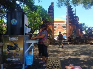 Astra Motor Bali Siapkan Wastafel Sekaligus Edukasi Pola Hidup Bersih dan Sehat