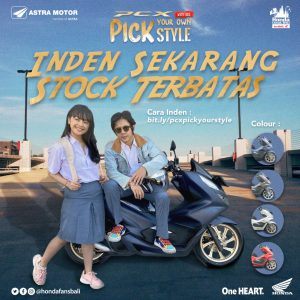 Manjakan Konsumen Generasi Millenial Bali, Honda PCX Tampil Millenial dengan 4 Warna Velg Terbaru nya.