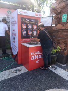 Gerakan Rajin Cuci Tangan, 6 Wastafel Portabel Kini tersedia di Pasar Tradisional Tabanan