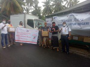 Bentuk Kepedulian di Sekitar Wilayah Operasional, Gudang Astra Motor Bagikan Sembako Dan Masker