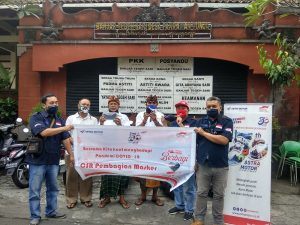 Astra Motor Bali Bagikan 2000 Masker kepada Masyarakat, Serangkaian HUT ke-50 Tahun AstraMotor