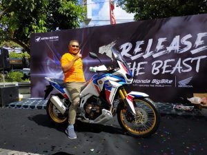 Perawakan Low Profile, Inilah Pemilik Pertama Honda CRF1100L Africa Twin Adventure Sport Area Bali