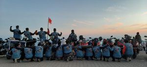 Touring Kemerdekaan HAI Lombok, Kibarkan Merah Putih di Bukit Mantar