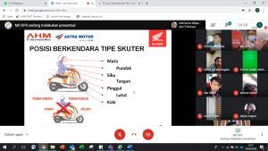 Edukasi Safety Riding Melalui Webinar, Astra Motor Bali Ajak Ojol Bahas Penting nya Masker & Posisi Berkendara Yang Tepat