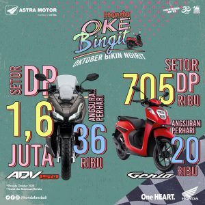 OKE Bingit, Honda Tawarkan Promo “Bikin Ngirit” Khusus Bulan Oktober