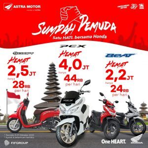Peringati Sumpah Pemuda, Skutik Honda Tawarkan Promo Hemat