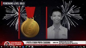 Siswa SMA Negeri 4 Denpasar Raih Predikat Gold Dalam Ajang Penganugerahan AHM Best Student 2020