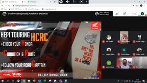 Ajak Komunitas Honda #Cari_Aman Dulu, Hepi Touring Kemudian Secara Webinar