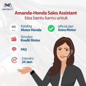 Praktis, Beli Motor Honda Lewat ‘Amanda’ & Dapat Diskon 500 Ribu