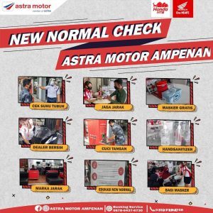 Tahun Baru 2021, Astra Motor NTB Tingkatkan Layanan New Normal Dealer