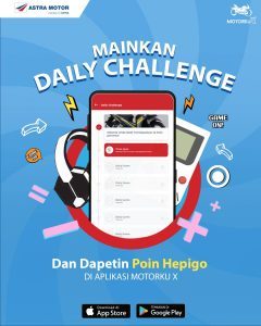 Download Motorku X, main games bisa dapat point!