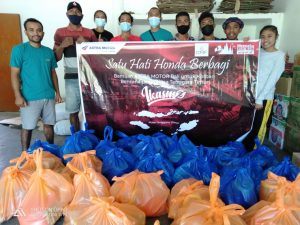 Astra Motor Bali Salurkan Bantuan Sembako Korban Bencana Alam Banjir