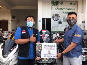 Aksi Peduli, Komunitas Honda PCX Indonesia Salurkan Bantuan Bencana Alam NTT
