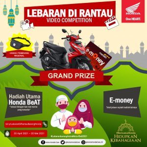 Anjuran Tidak Mudik, Astra Motor Bali Gelar Video Competition “Lebaran di Rantau Bareng Honda”