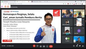Melalui Webinar Astra Motor Bali Edukasi Safety Riding #Cari_Aman Kepada Jurnalis