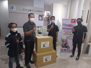 Gelaran Honda BeAT Day 2021, Komunitas BOC Bali Serahkan Bantuan APD ke RS Surya Husadha