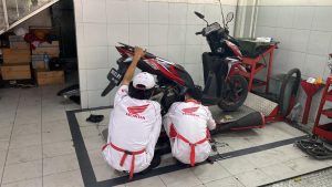 Honda NTB Berbagi #Cari_aman Persiapkan Motormu Sebelum Mudik